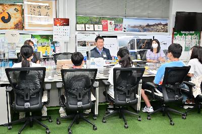 다.하.자 마을교육공동체 「청소년 기자단」 방문