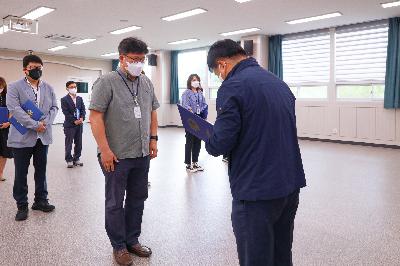 승진, 전보자 임용장 수여식